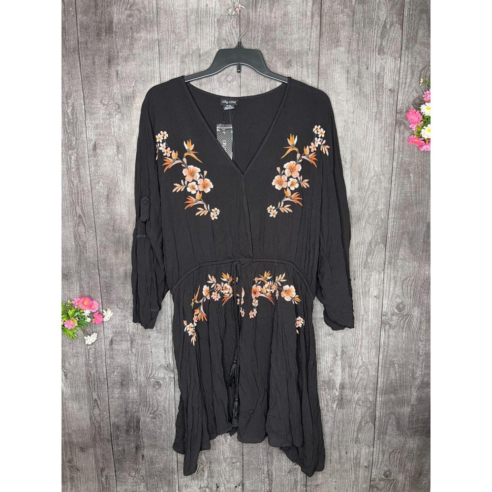 City Chic Seville Tunic Top Plus Size